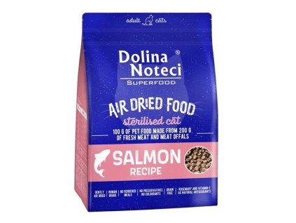 Dolina Noteci Superfood Air Dried Sterilized Cat - Salmon 1kg