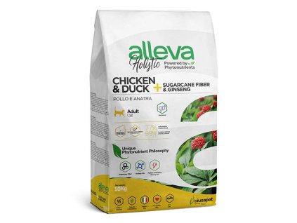 alleva holistic cat neutered chicken duck 10kg