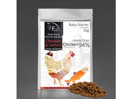 Fresh Farm Baby Starter All Breeds - Chicken & Salmon 2kg
