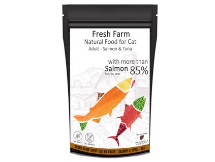 Fresh Farm No Grain Adult Cat - Losos a tuniak 6kg