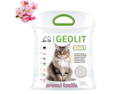 GEOLIT bentonitová podstielka Sakura - japonská čerešňa 10L