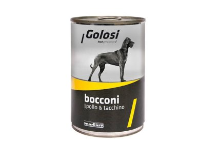 Golosi Bocconi - Kuracie a morčacie s ryžou 400g