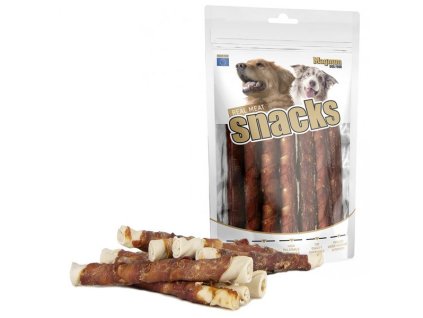 Magnum Dog Food XXL Duck Roll on Rawhide Stick 500g