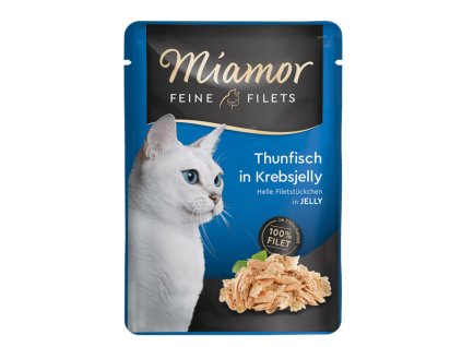 Miamor Fillets Tuniak a krabie zele kapsicka 100g