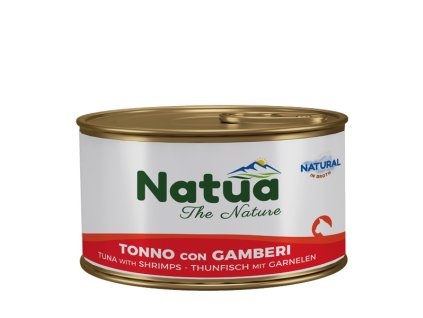 Natua Cat Adult - Filety z tuniaka a krevety vo vývare 85g