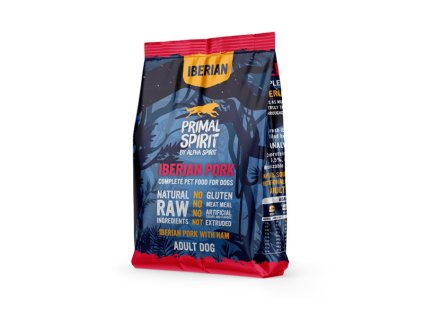 Primal Spirit Dog 70% Iberian Pork with Ham 1kg
