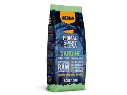 Primal Spirit Dog 70% Iberian Pork with Sardine 12kg