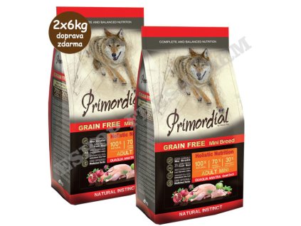 Primordial GF Adult Mini Quail & Duck 2x6kg