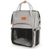 Ruksak pre zvieratá Carrier Camon šedý 27x24x42cm
