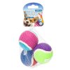 Set gumených lôpt pre psa Tennis - 6,4cm