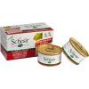 Schesir Dog Multipack - kuracie s hovädzím 4x85g