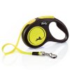 Vodítko Flexi Neon S 5m - páska (do 15kg) (Farba Žltá)