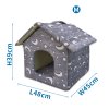 domček pre zvieratá gray moonstar m 48x45x39cm