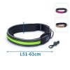 LED USB svietiaci obojok Nobleza pre psa L 51-61cm