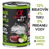 Alpha Spirit Dog Wet  - Duck & Green Apple 400g