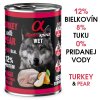 Alpha Spirit Dog Wet - Turkey & Pear 400g