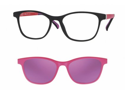 CENTROSTYLE - ULTEM - F0139 - BLACK / PINK - GREY POLARIZED / VIOLET MIRROR