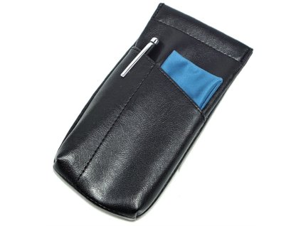 POUZDRO NASOUVACÍ - S PLANŽETOU - 2 PŘIHRÁDKY - ČERNÉ / MODRÝ HADŘÍK