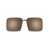 CENTROSTYLE - SLUNEČNÍ KLIP - NA KOVOVÉ BRÝLE - 66 X 54 MM - 12761 - BROWN POLARIZED