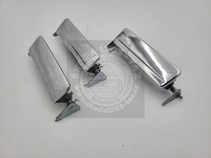 Klika dveří vnější - úplná (sada 3ks)