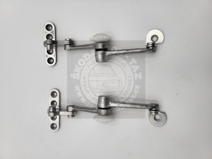 Uzávěry větracího okna - zadní