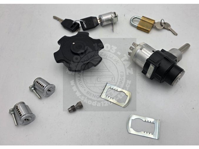 Kompletní sada zámků a spínací skříňky - valník