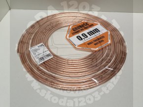 Brzdová trubka 4,75 - měď