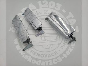 Klika dveří vnější - úplná (sada 3ks)