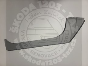 Část rámu čelního okna / sloupek - pravý