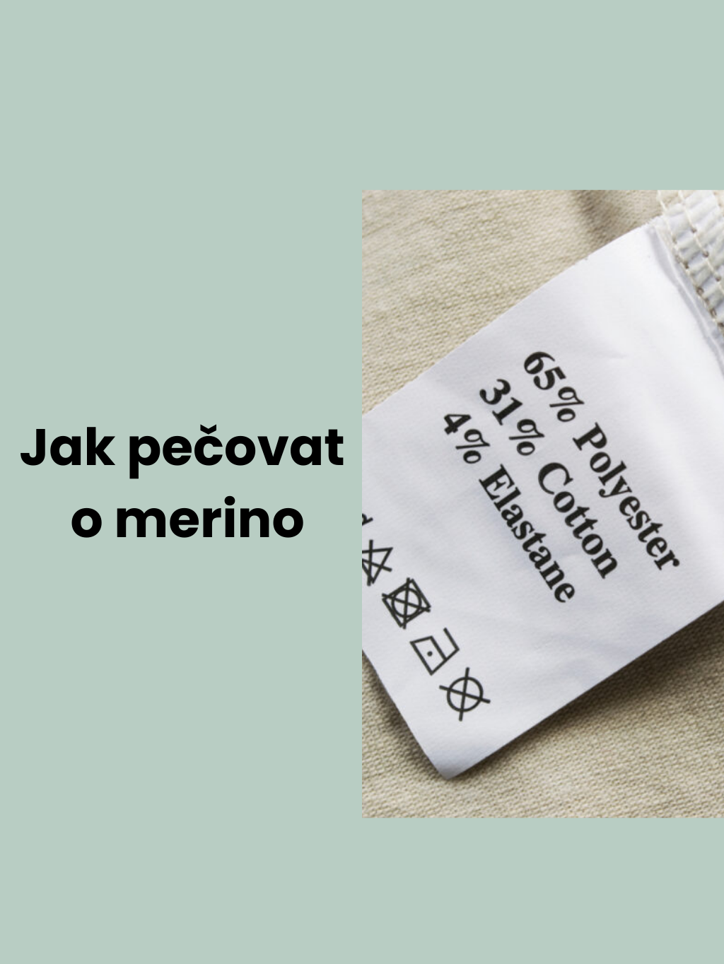 Manuál pro údržbu a praní merino oblečení a ponožek - aneb etiketa není jen na okrasu