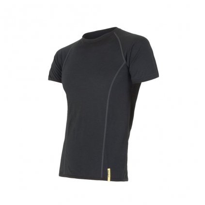 SENSOR pánské tričko MERINO ACTIVE kr. rukáv černá