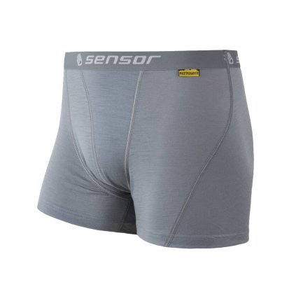 SENSOR pánské trenky MERINO ACTIVE sv. šedá