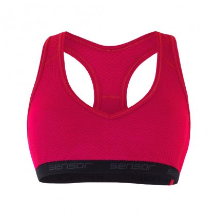 SENSOR podprsenka MERINO DF L magenta