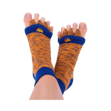 Adjustační ponožky oranžová/modrá