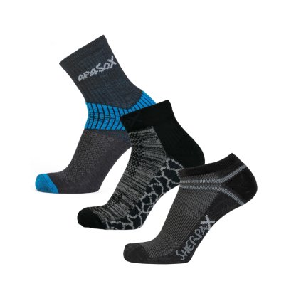APASOX letní set běžecký tmavý 35-38
