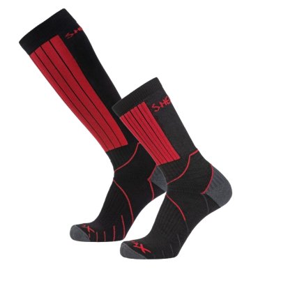 skiing red bavlna