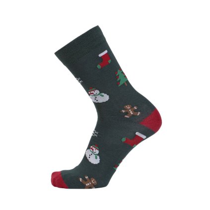 APASOX ponožky CHRISTMAS zelená