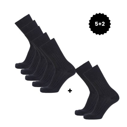 APASOX set BUSINESS MERINO modrý | Akce 5+2 ZDARMA