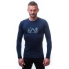 SENSOR pánské tričko MERINO DF CAMP M dl. rukáv deep blue