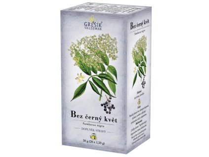 Grešík Bez čierny kvet 20 x 1,5 g