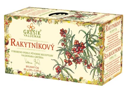 Grešík Čaj Rakytníkový sáčkový 20 x 2 g