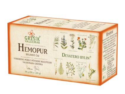 Grešík Hemopur čaj Devatero bylin 20 x 1.2 g