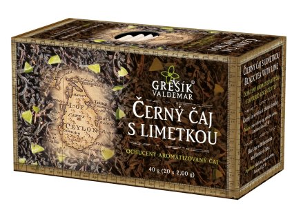 Grešík Černý čaj s limetkou 20 x 2,0 g