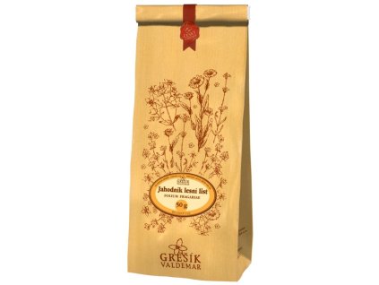 Grešík Čaj Jahôd lesný list syp. 50 g