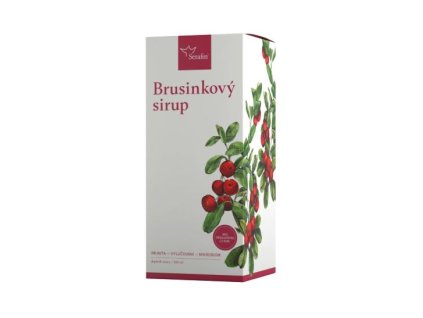 brusinkový sirup