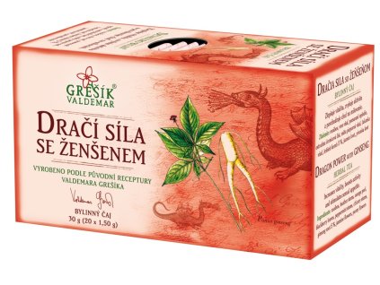 Grešík Dračí síla se ženšenem 20 x 1,5 g