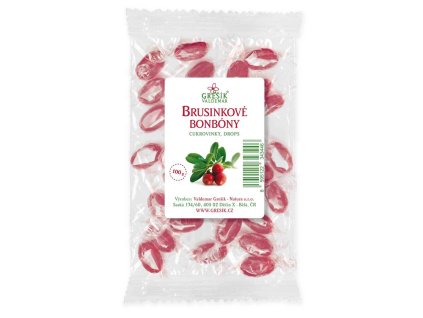 Grešík Brusinkové bonbóny 100 g