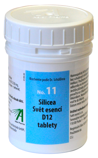Nr.11 Silicea Adler Pharma D12 Velikost: 1000 tbl.