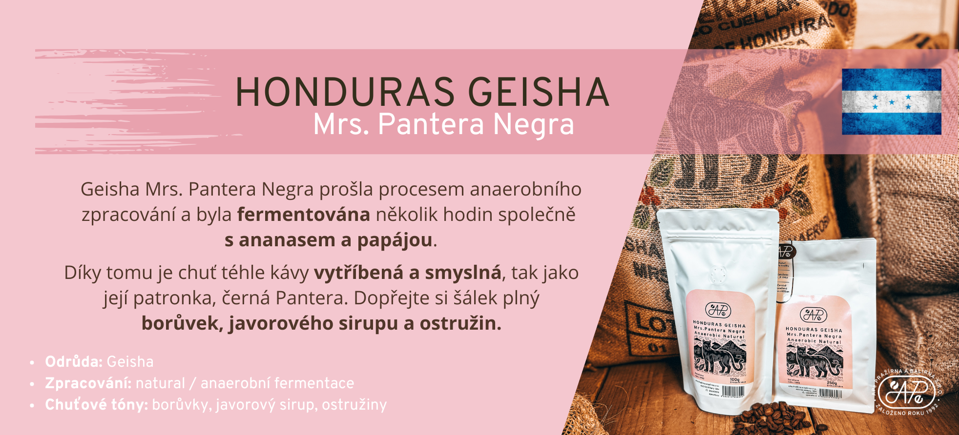 Honduras Geisha Mrs. Pantera Negra