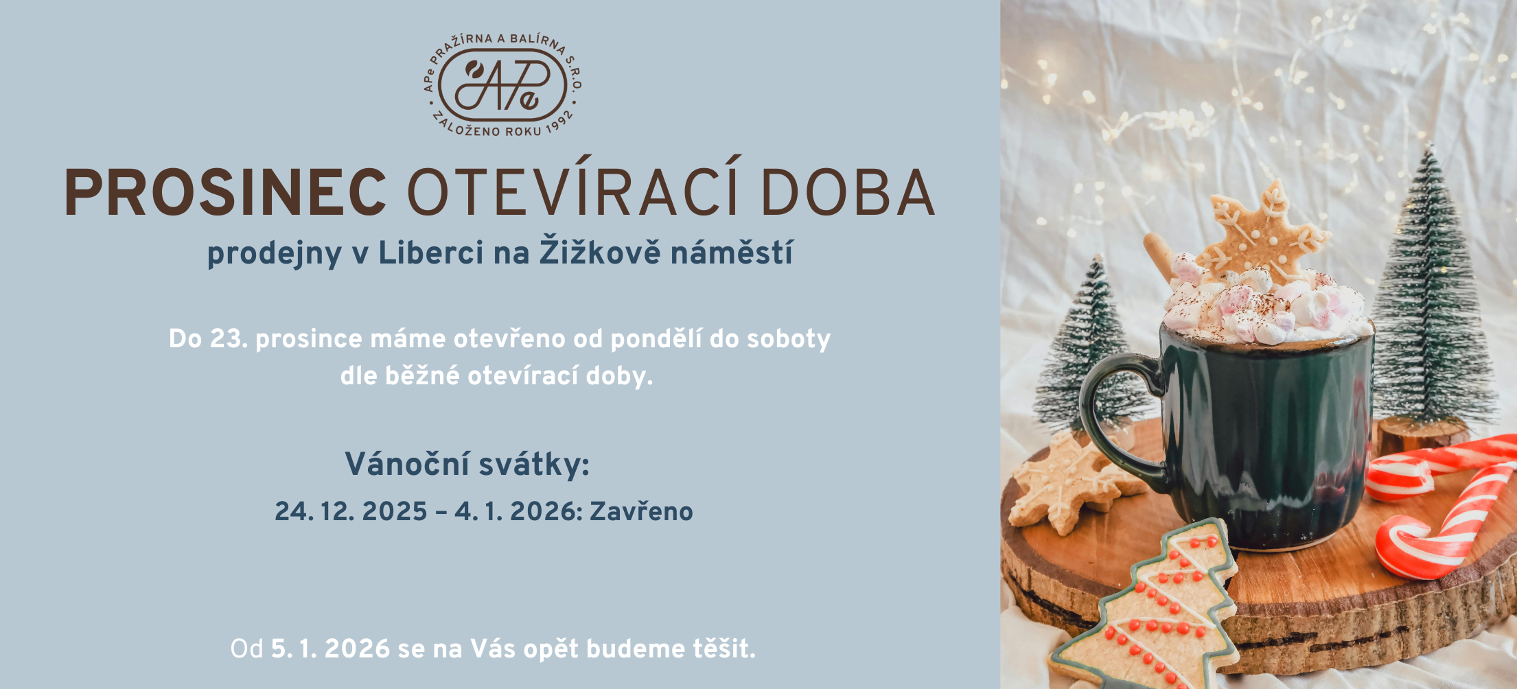 VÁNOCE Otevírací doba Liberec Žižkovo náměstí
